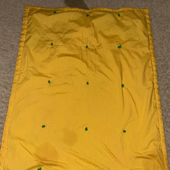 Handmade baby blanket quilt Sesame Street big bird Elmo vintage growth chart - Picture 7 of 9